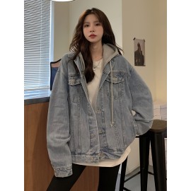 レディース カジュアルデニムジャケ...